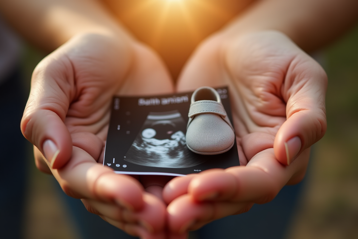 bébé in utero